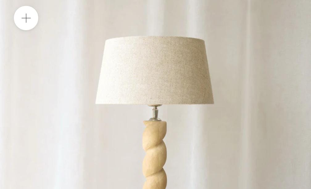 Custom Carved Floor Lamp 'Citta' - Red - 150 cm