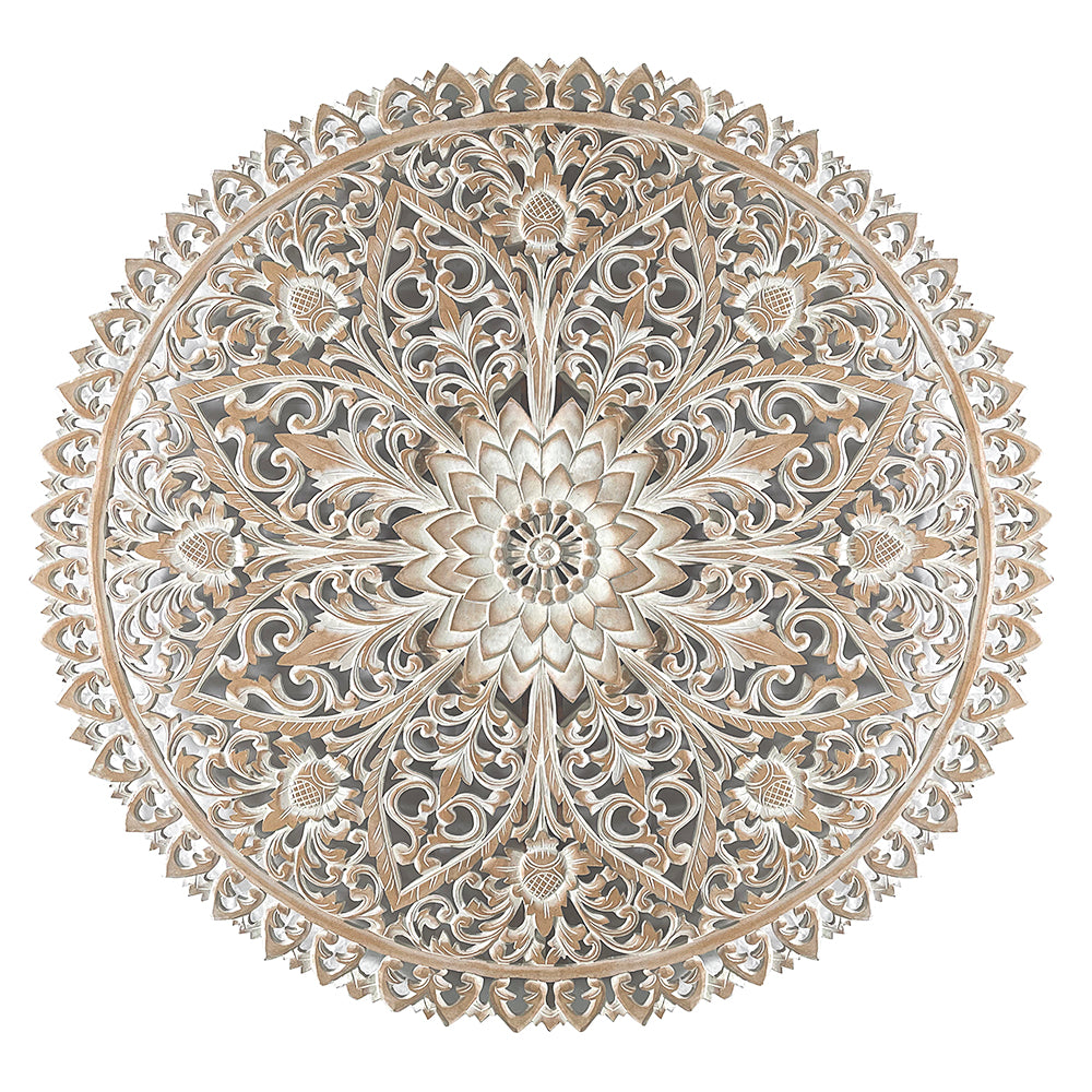 Decorative Mandala "Serupa" - Antic wash - 110cm