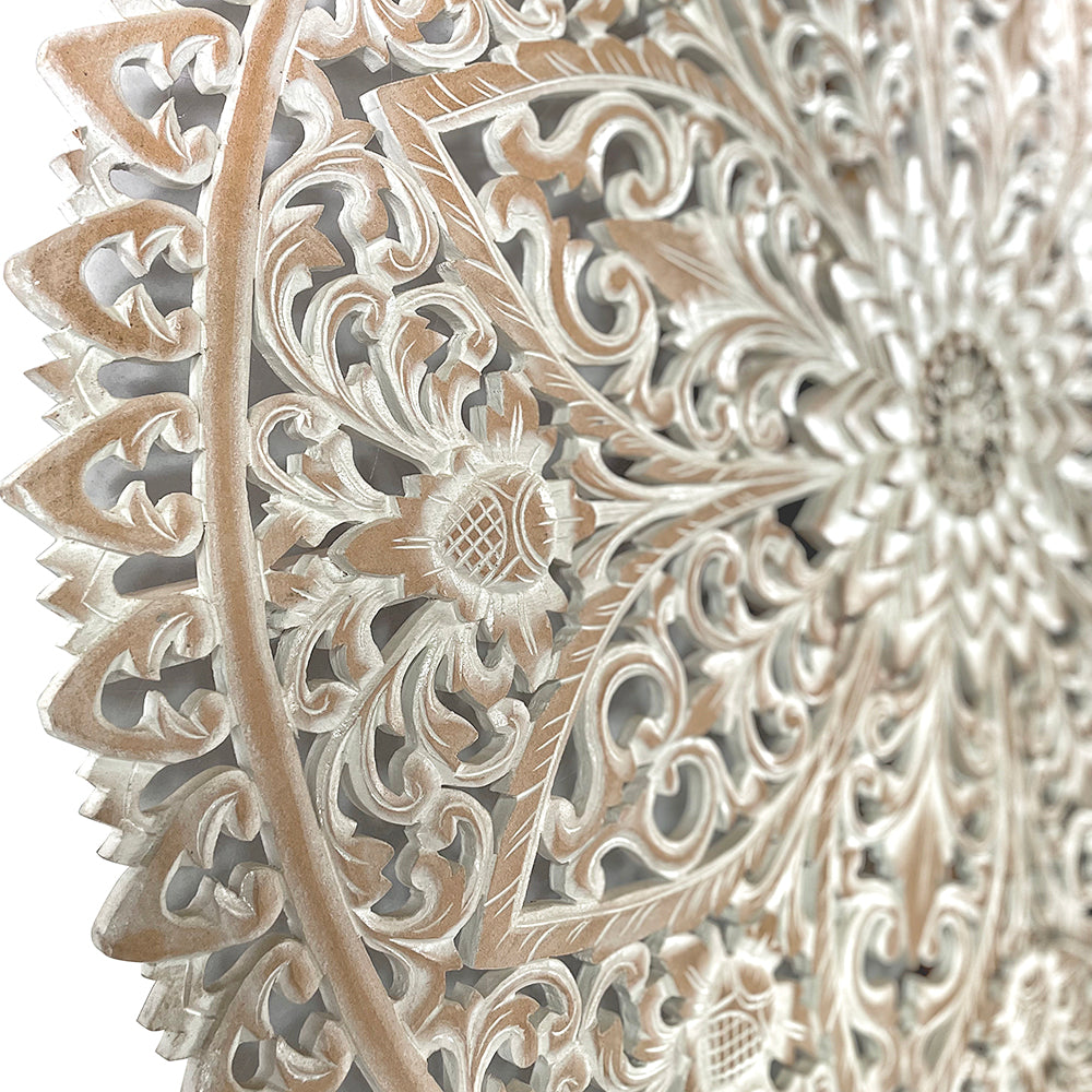 Decorative Mandala "Serupa" - Antic wash - 110cm