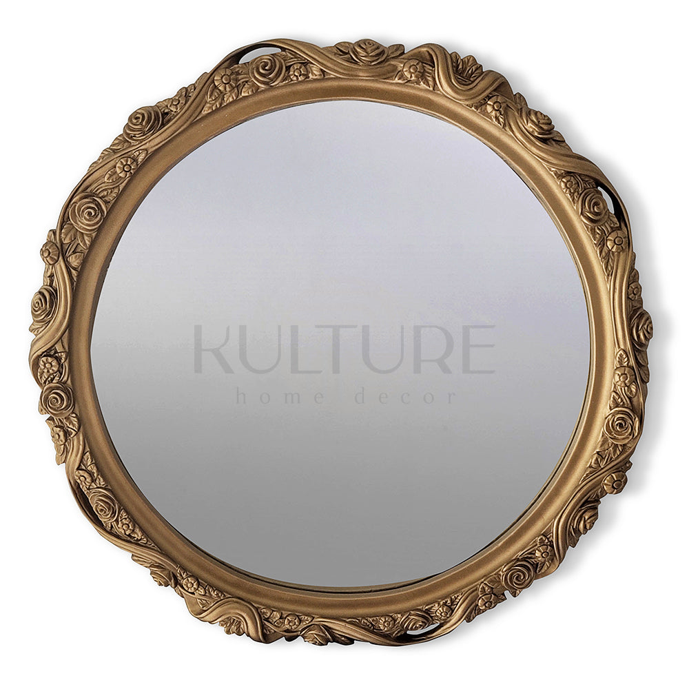 Hand Carved Mirror Arunika 50 cm
