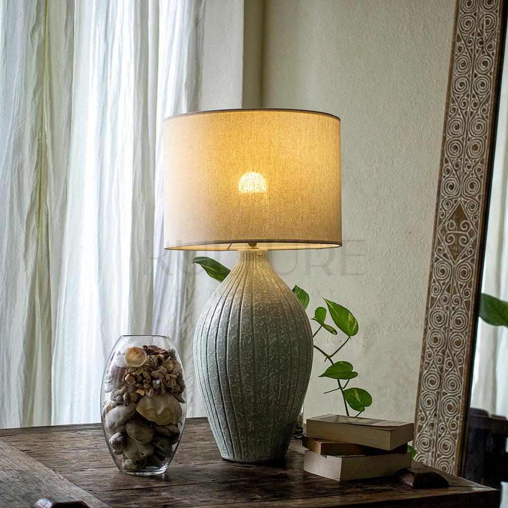 Ceramic Table Lamp 'Olive' - Kulture Home Decor