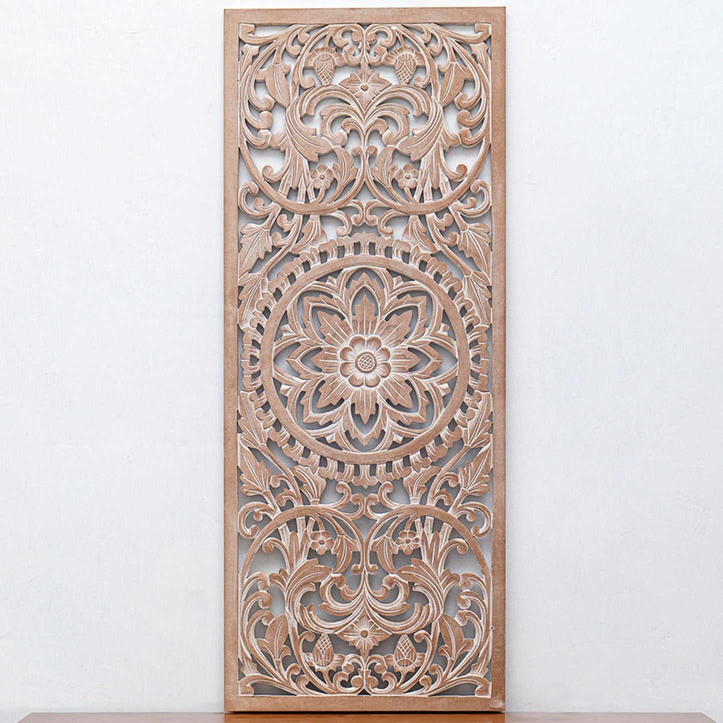 CUSTOM Decorative Panel "Amara" - Antic wash - 100 x 30 cm