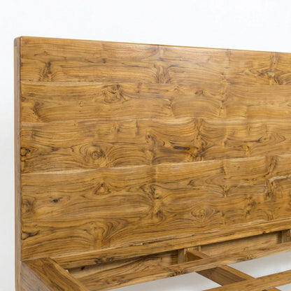 Teak Wooden Bed Frame "Kanav" - King Size