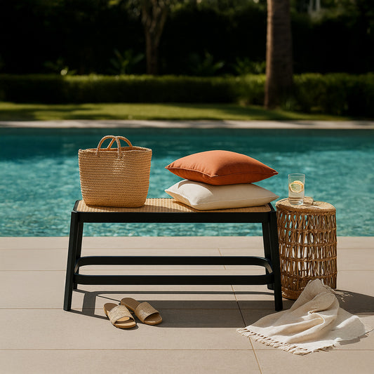 Asmara Cane Bench