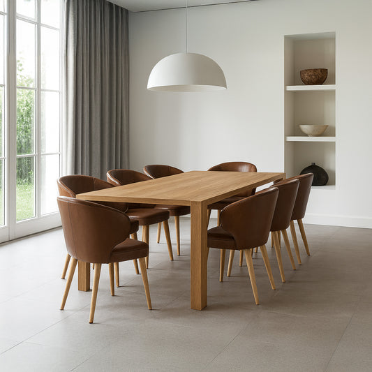 Caprice Dining Chair - Leather or Boucle