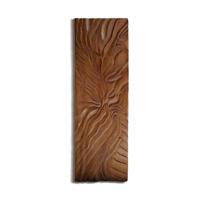 Wood Sculpture Wood Wall Decor - 150 cm - Suar Wood - Natural Oil finish