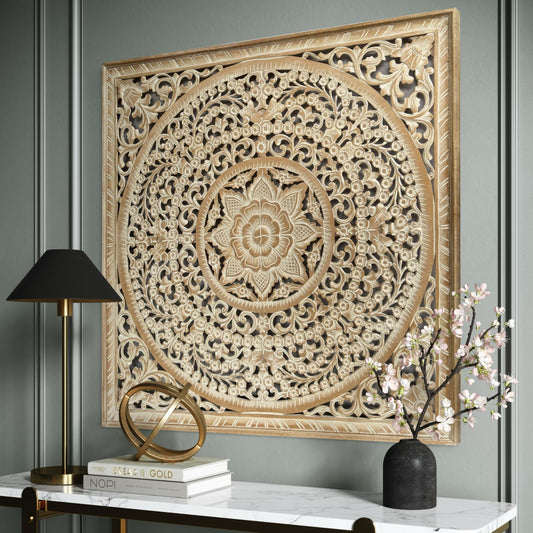 Decorative Panel "Peony" - Antic Wash