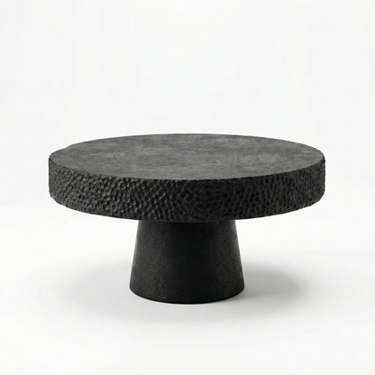 Wooden Coffee Table 'Simpli' in Black - 70 x 35 cm