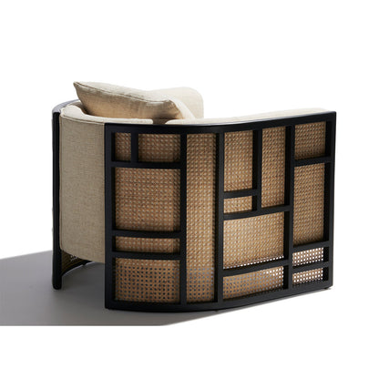 Kitsune Cane Lounge Chair