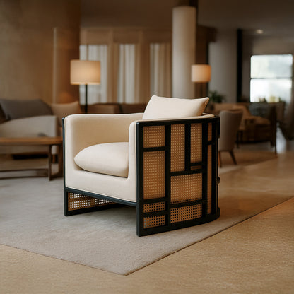 Kitsune Cane Lounge Chair