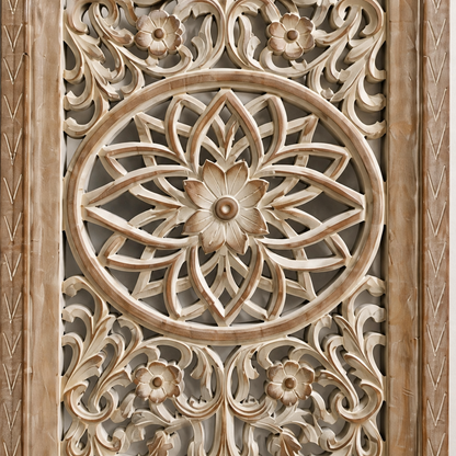 Carved Decorative Panel "Nirwana" - 125 x 42 cm