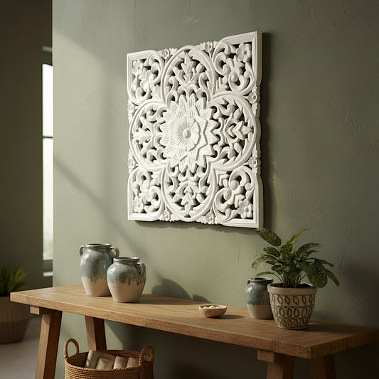 Carved Decorative Panel "Papua" - 50 cm