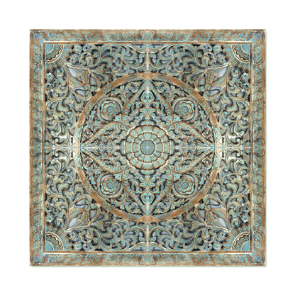 Carved Full Bed Headboard "Samudra"