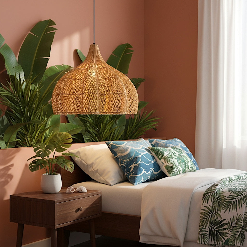 Rattan Pendant Lamp Shades "Sanur"