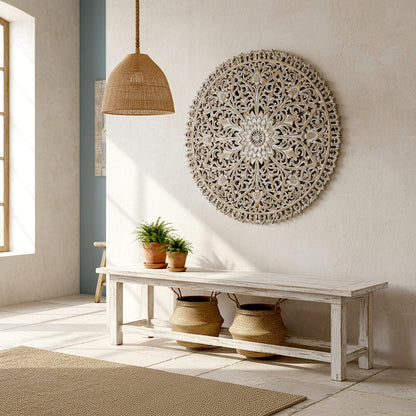 Decorative Mandala "Serupa" - Antic Wash - 80 cm