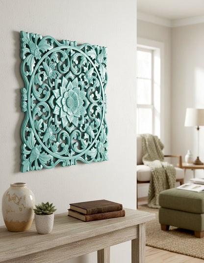 Carved Decorative Panel "Tanah" - 50 cm