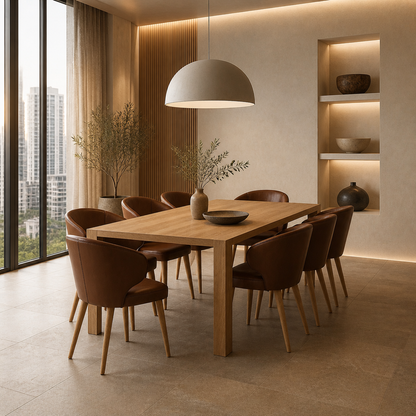 Caprice Dining Chair - Leather or Boucle