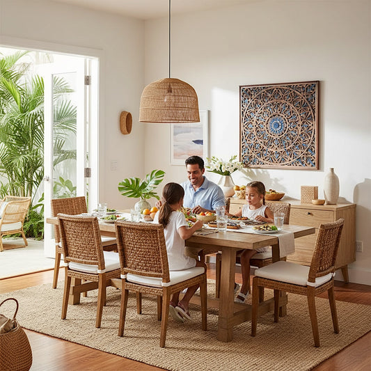 Large Decorative Panel "Tropis" 40 x 40 inches