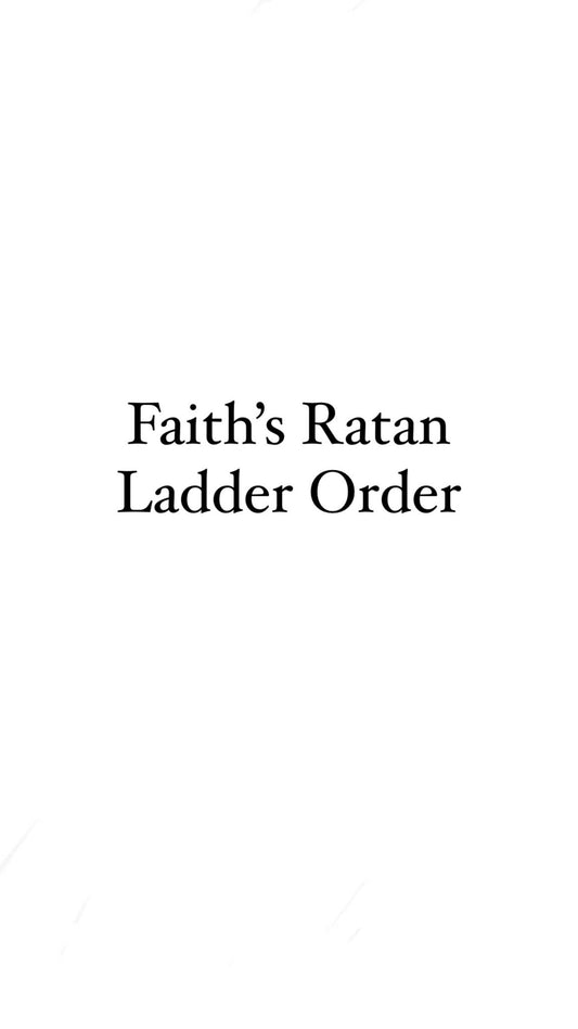 Rattan Ladder "Faith" - 153 x 40cm