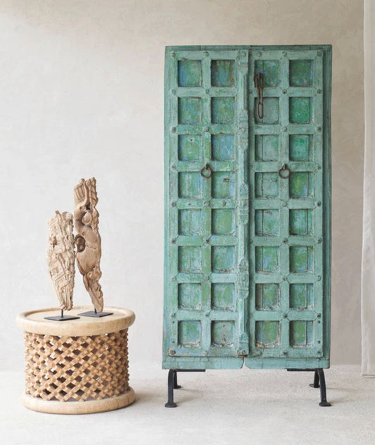 Custom Stand Art Door - Teak Wood - 72 x 155 cm