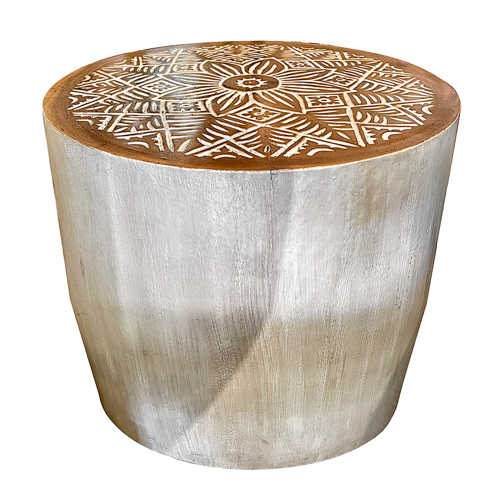 Wooden Side Table / Stool 'Zen' - 40 cm