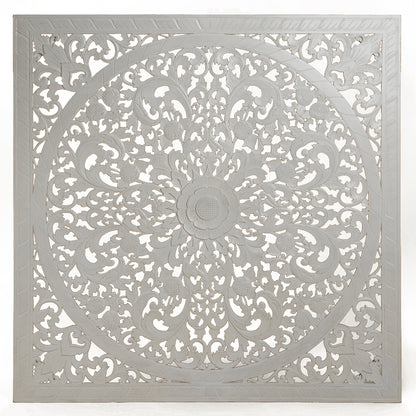 Decorative Panel "Lily" - 120 cm - white wash