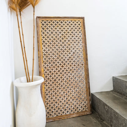 Decorative Panel "Jagasatru" - Antic Gold Wash