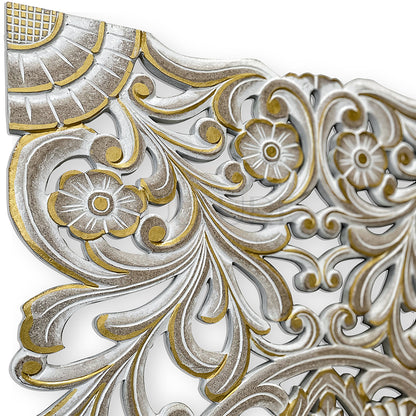 Decorative Panel "Azalea" - Gold Wash