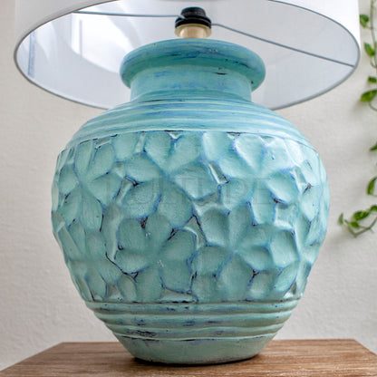 Ceramic Table Lamp 'Bleuet'