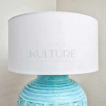 Ceramic Table Lamp 'Bleuet'