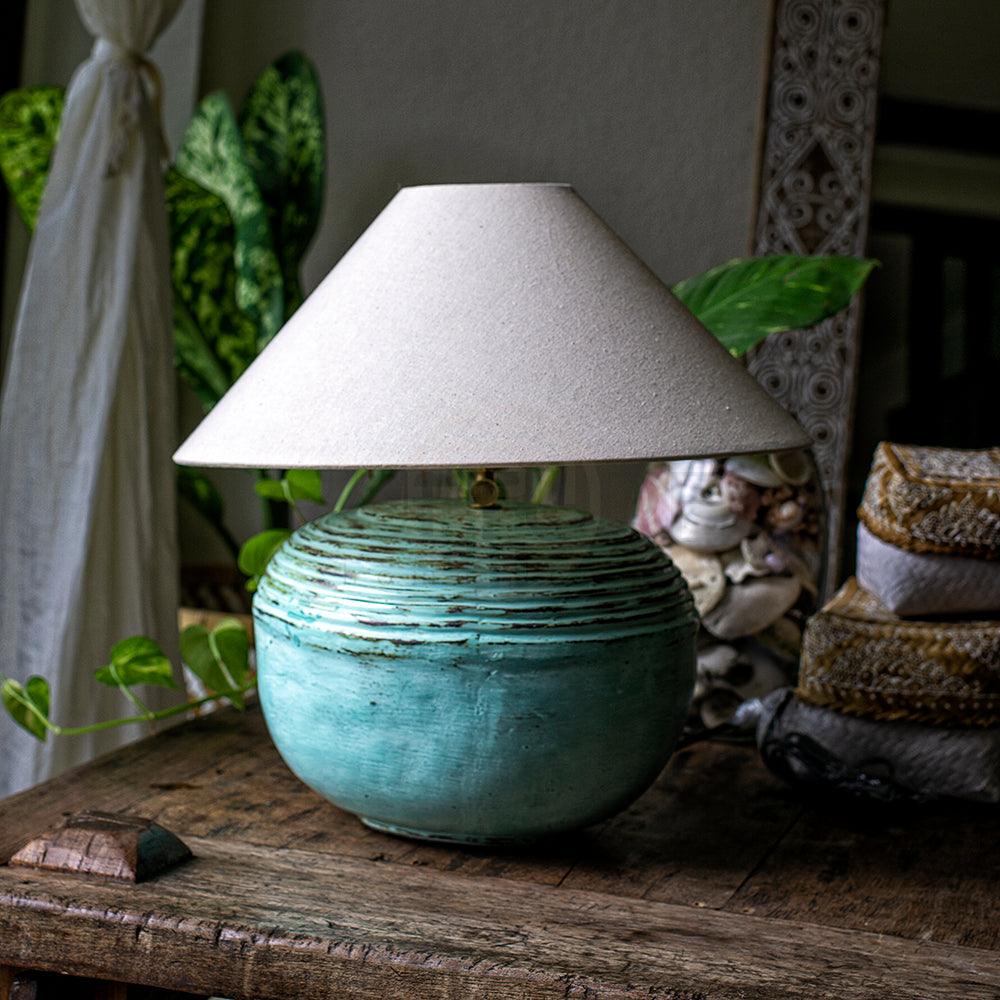 Ceramic Table Lamp 'Marguerite' - Kulture Home Decor