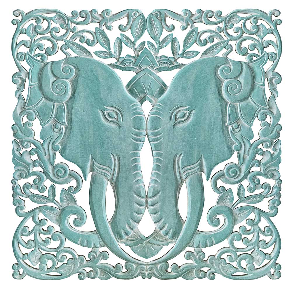 CUST Decorative Panel "Two Elephants"