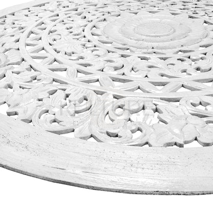 Decorative Mandala "Jemu" White