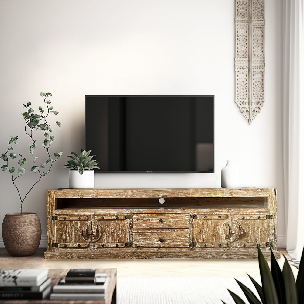 wooden media console table inggrid natural wash bali design hand carved hand made decorative house furniture wood material decorative wall panels decorative wood panels decorative panel board